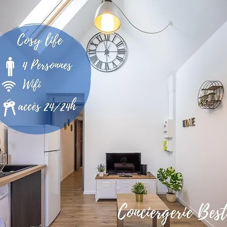 アパート ✰ Cosy Life-4 Pers - Wifi- Boite A Clef ✰